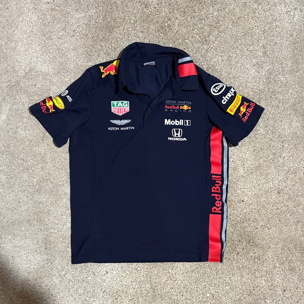 Puma Red Bull Racing Official Teamline Polo T-Shirt 2021